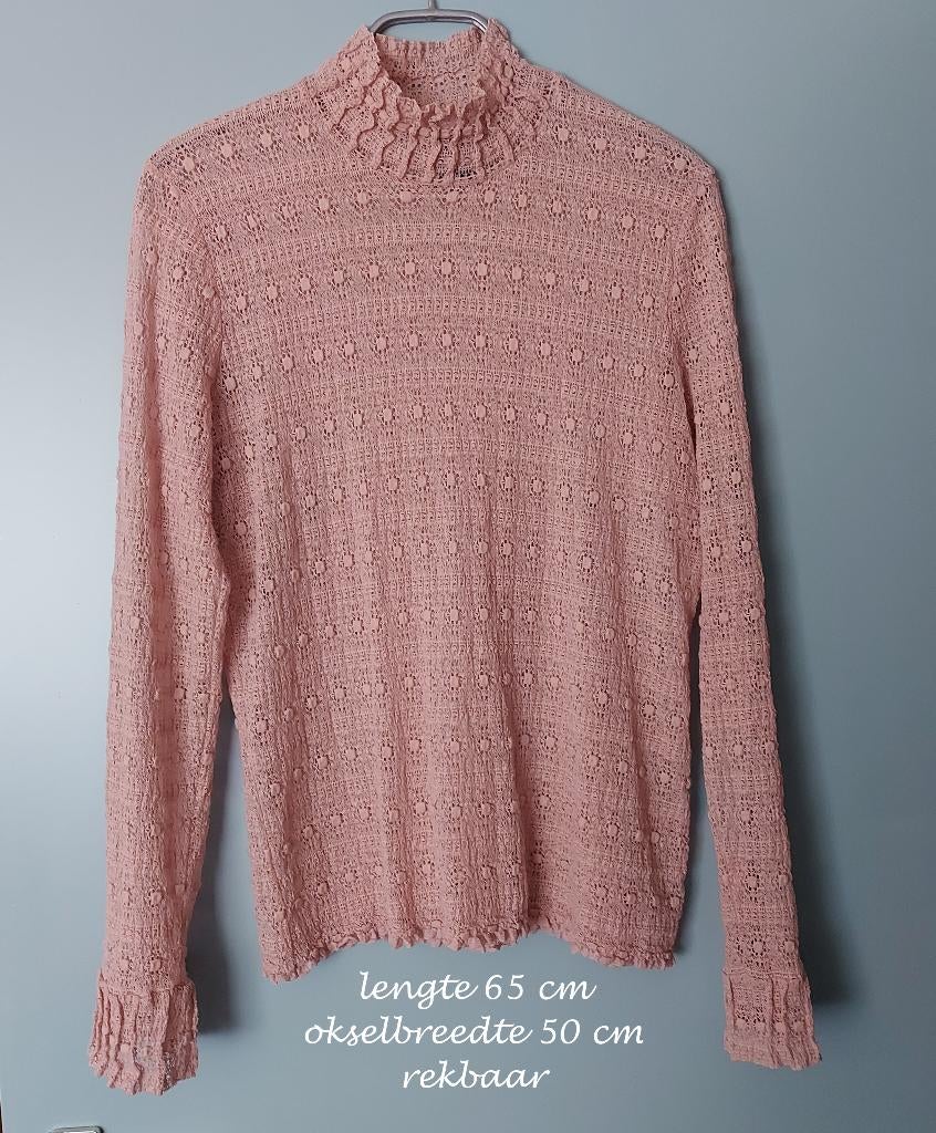 Marccain shirt/blouse XL, Kleding | Dames, Blouses en Tunieken, Verzenden, Maat 46/48 (XL) of groter, Zo goed als nieuw, Roze
