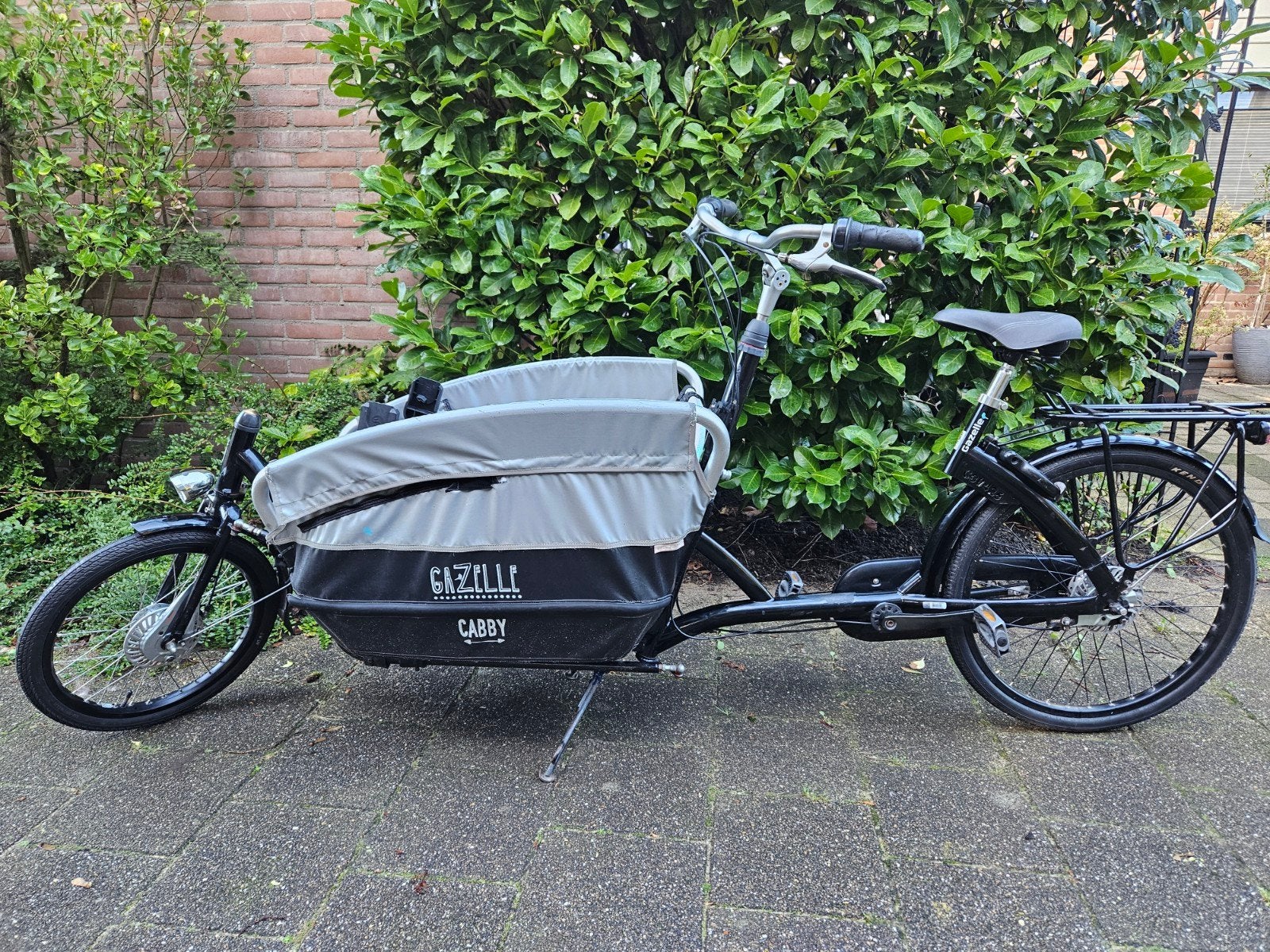 Gazelle Cabby bakfiets 27/10 onderhoud gehad, Ophalen, Gebruikt, 2 kinderen, Gazelle