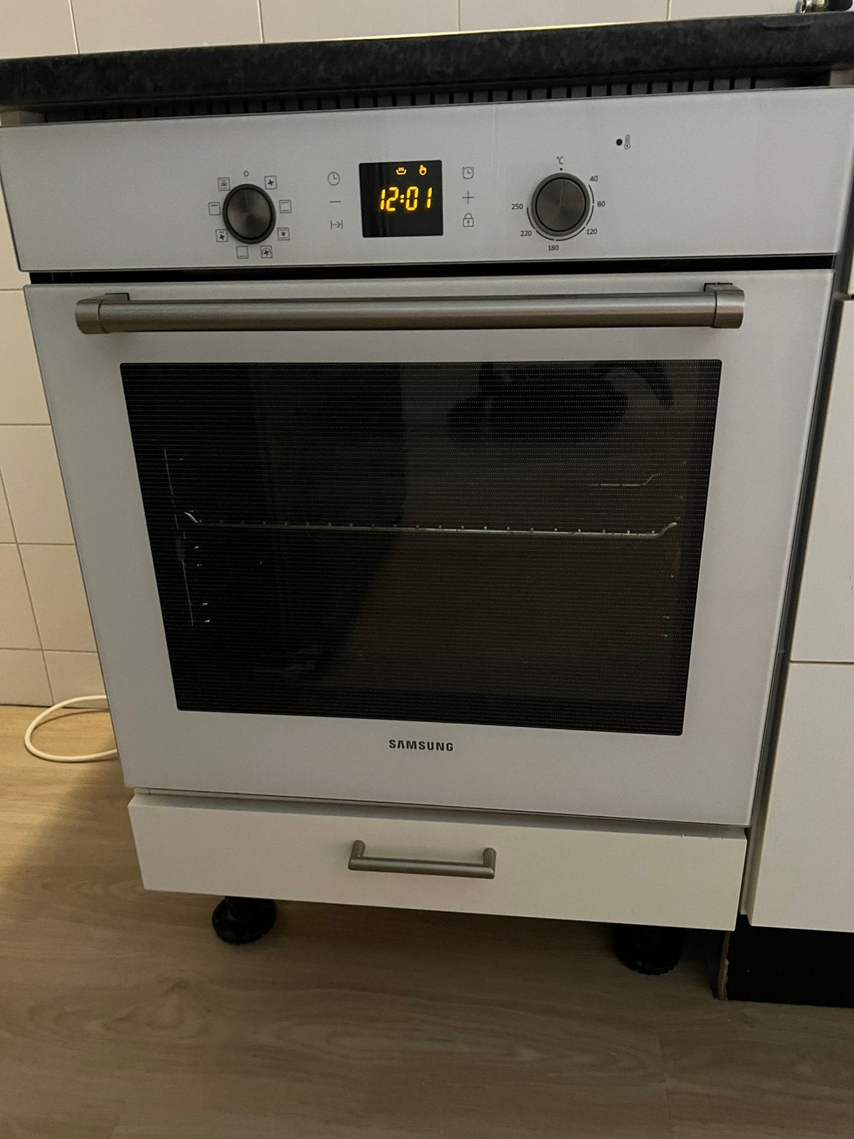 Samsung Inbouwoven NV68A1140BW/WT – Wit, Witgoed en Apparatuur, Ovens, Ophalen, Gebruikt, Heteluchtoven, Inbouw