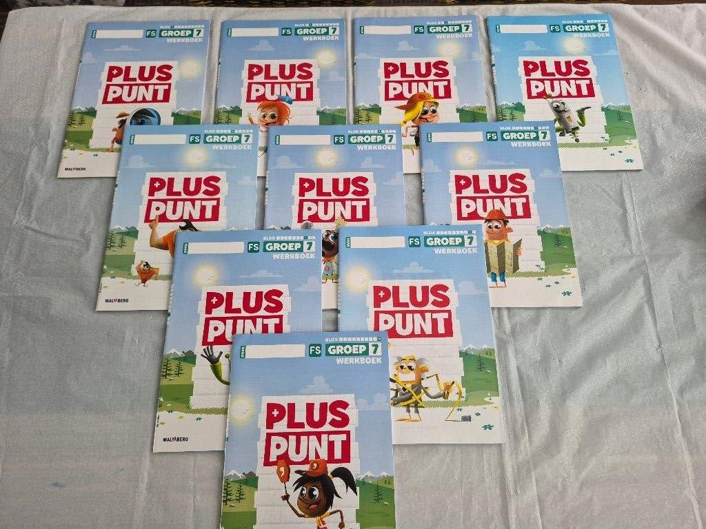 Pluspunt - Groep 7 - werkboek 7 FS Blok 1 t/m 10 voor €40,00, Boeken, Ophalen of Verzenden, Nieuw, Overige niveaus, Overige vakken