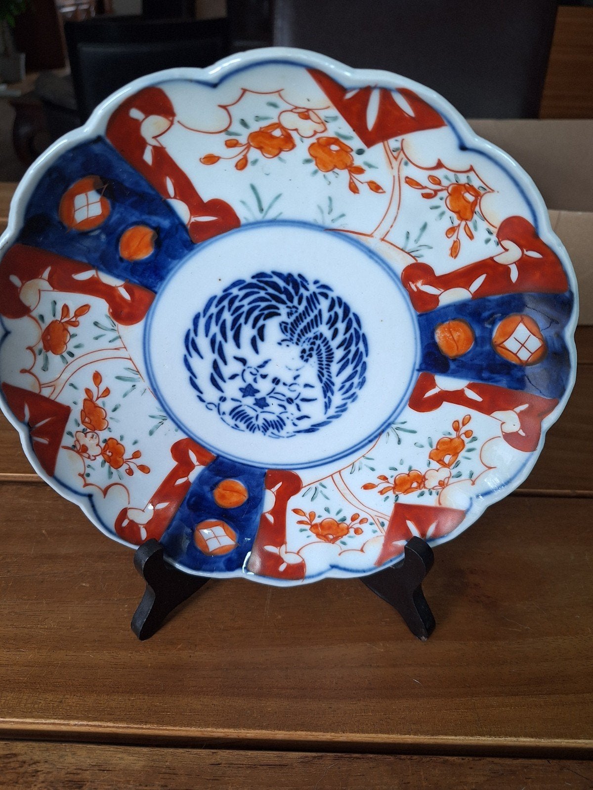 Antiek Japans Imari Porseleinen Bord - 21 cm, Antiek en Kunst, Ophalen of Verzenden
