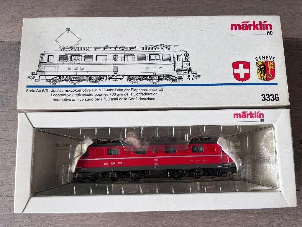 Marklin 3336 ho locomotief nieuwstaat, Wisselstroom, Locomotief, Nieuw, Ophalen of Verzenden