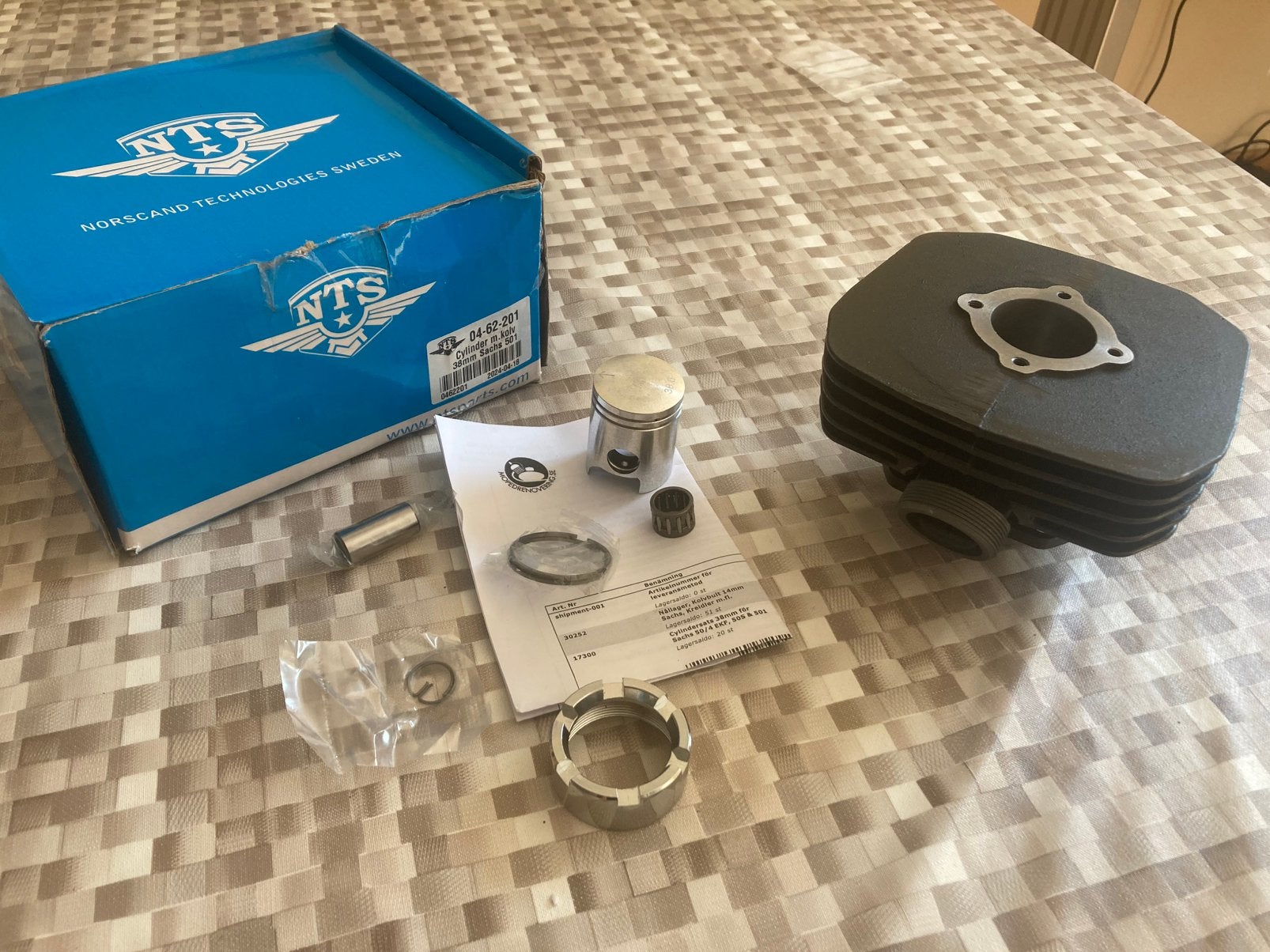 Sachs EKF CKF 50s NTS 50cc cilinderkit nieuw, Ophalen of Verzenden, Zo goed als nieuw, Blok, Overige merken