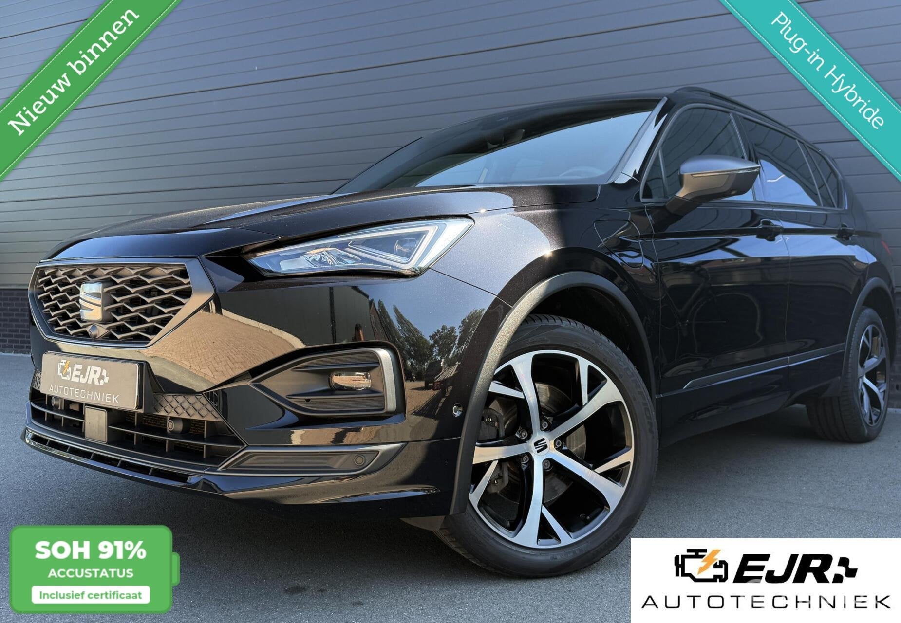 Seat Tarraco 1.4 TSI e-Hybrid PHEV FR Business CLIMA*ADAB*36, 4 cilinders, Met garantie (alle), Zwart, 245 pk