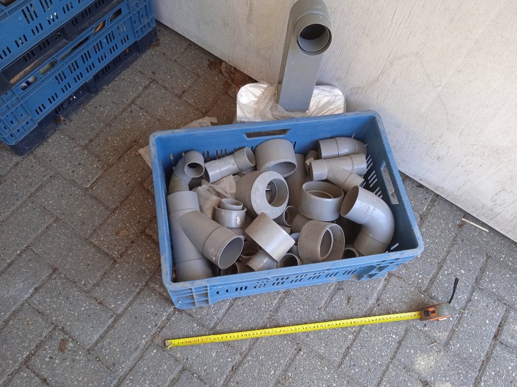 riool koppelstukken, Ophalen, Bochten, Pvc, Nieuw