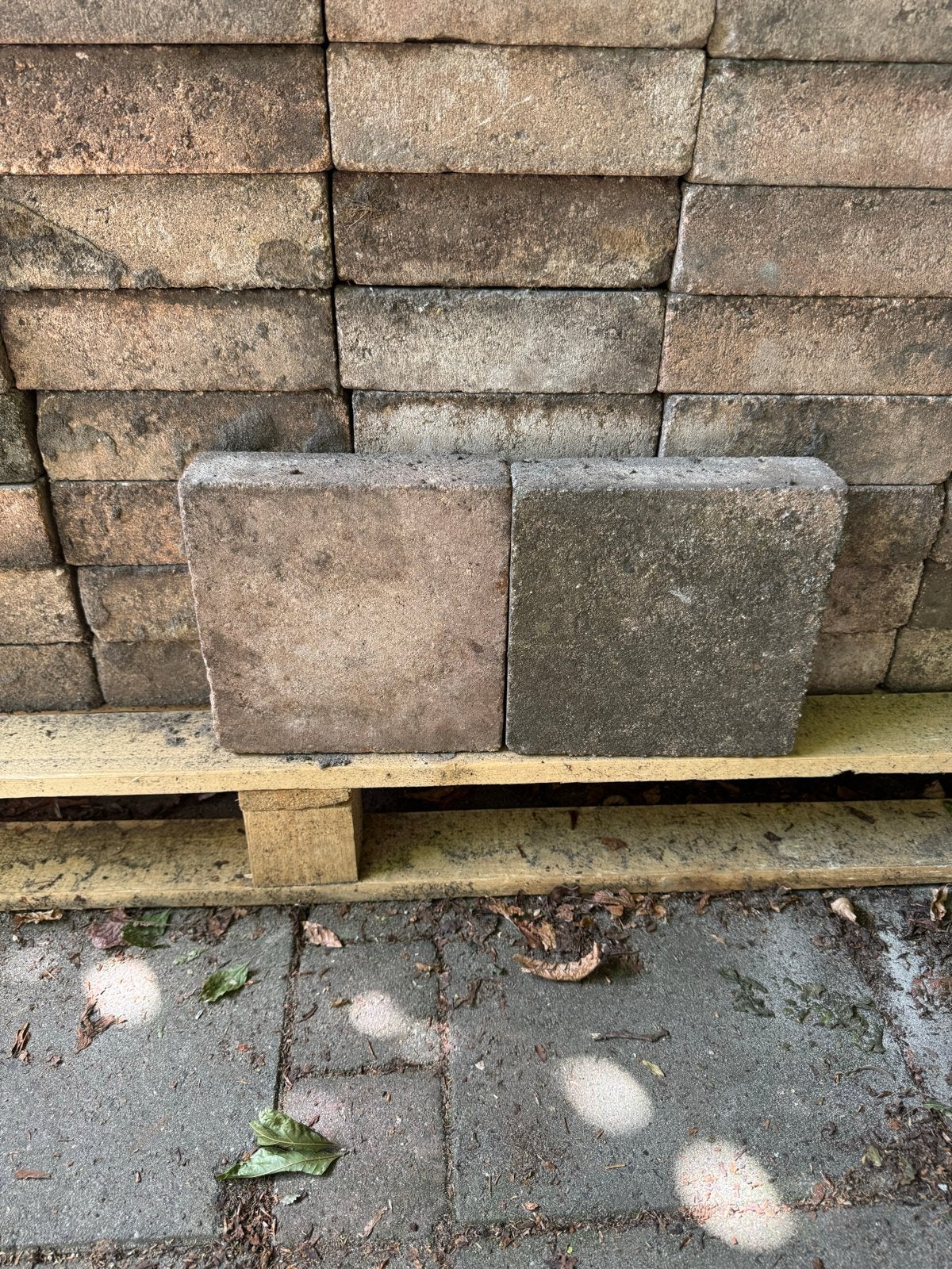 Gebruikte terrastegels - 10 m² of meer, Tuin en Terras, Tegels en Klinkers, Gebruikt, Terrastegels, Beton, 10 m² of meer, Ophalen