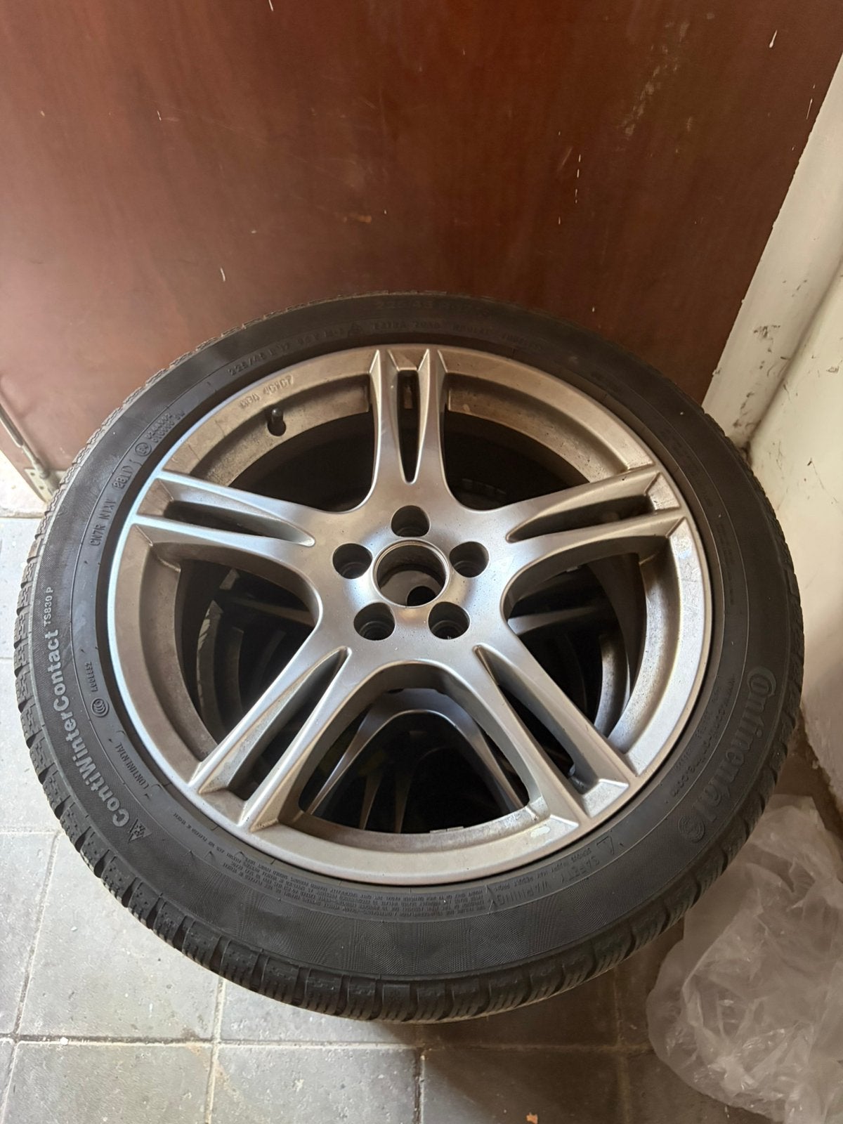 Winterbanden met velgen Audi TT, Auto-onderdelen, Banden en Velgen, Ophalen, Gebruikt, Banden en Velgen, 17 inch