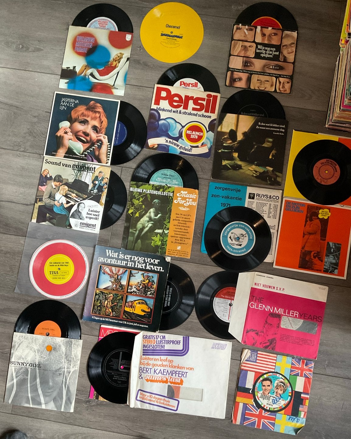 Grote collectie Flexi-Discs singles (Vintage Reclame), Cd's en Dvd's, Gebruikt, 7 inch, Ophalen of Verzenden, EP