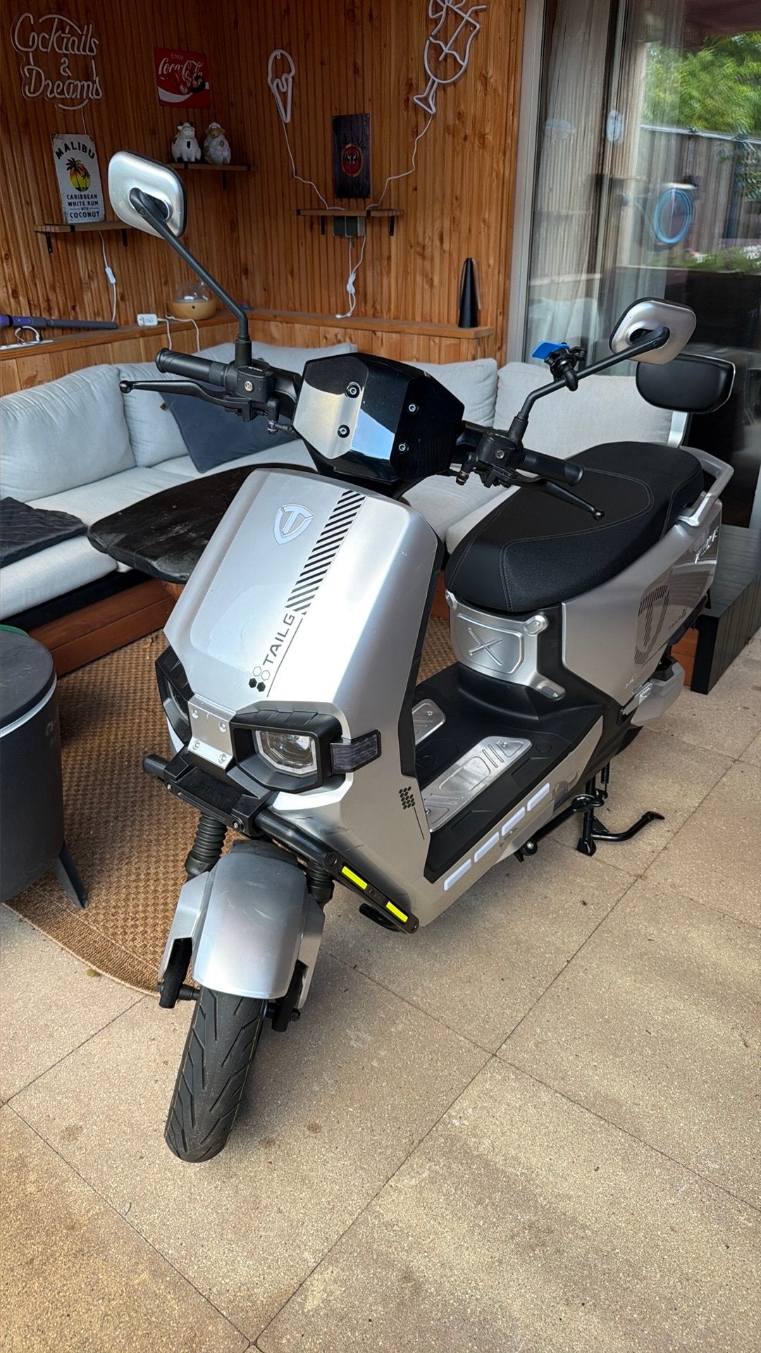 Tailg electrisch scooter / brommer geel kenteken, Ophalen, Maximaal 45 km/u, Elektrisch, Nieuw