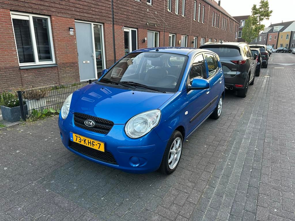 Kia Picanto 1.0 2009 Blauw, 4 cilinders, Origineel Nederlands, Handgeschakeld, Particulier
