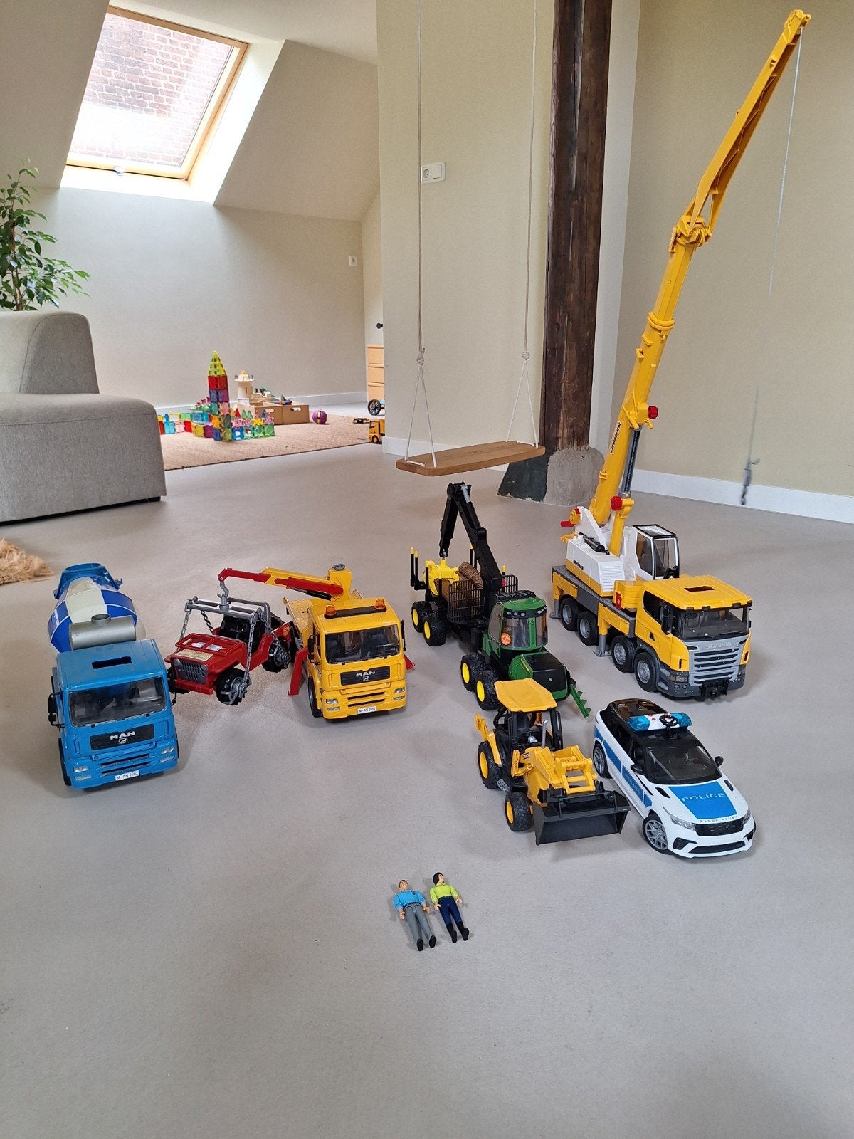 Mooie Bruder set te koop!, Kinderen en Baby's, Speelgoed | Speelgoedvoertuigen, Ophalen, Zo goed als nieuw