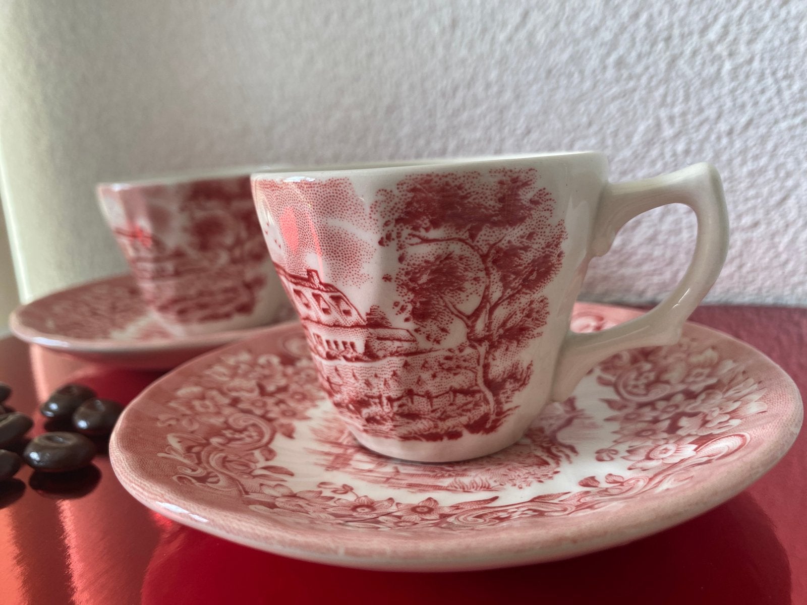 Vitage zeldzame espresso kopjes 17th Century England, Ophalen of Verzenden