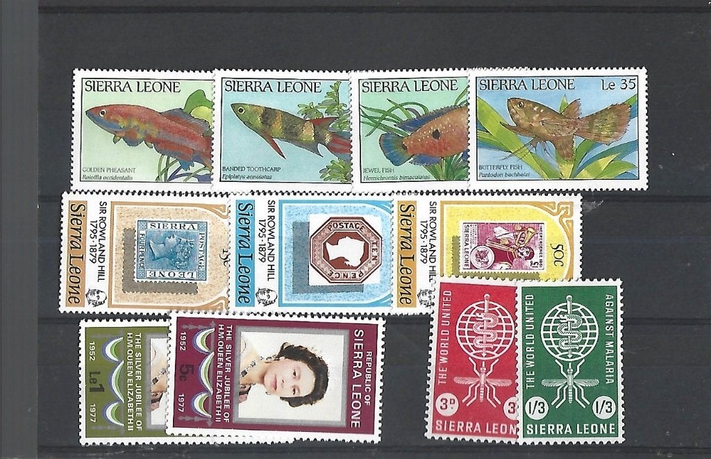 NR 579 SIERRA LEONE 4 SERIES POSTFRIS, Verzenden, Overige landen, Postfris