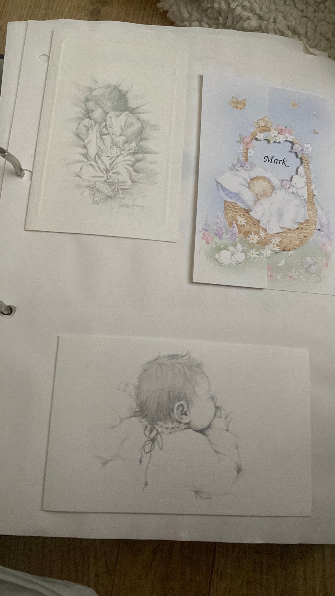 Complete verzameling geboortekaartjes, Ophalen