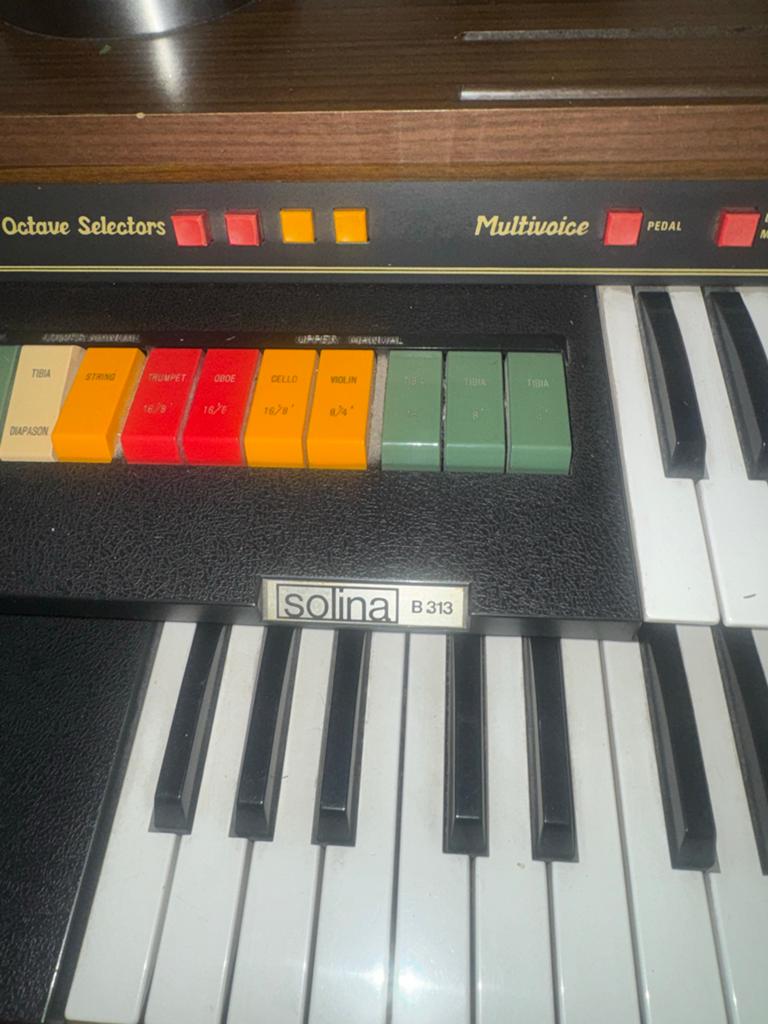 Elektrisch vintage orgel, Ophalen, Gebruikt, 2 klavieren, Orgel