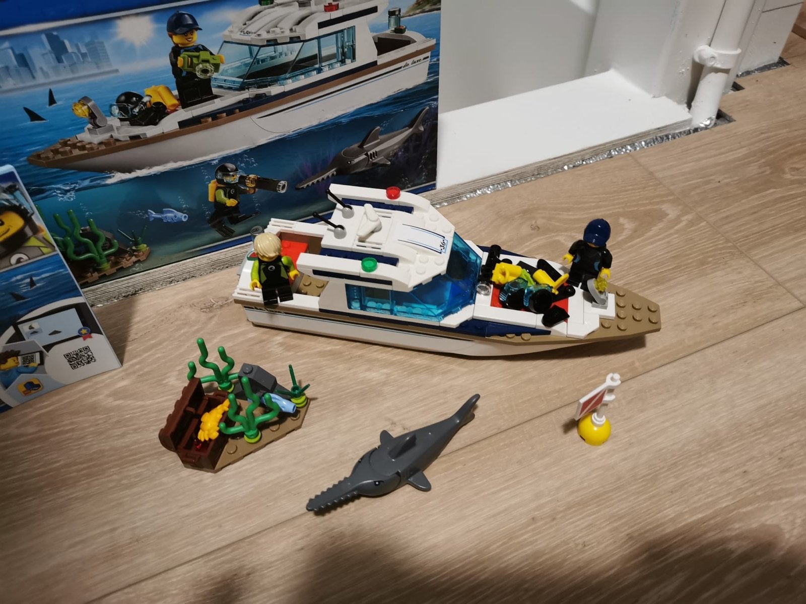 Lego City 60221 Duikjacht - Complete set met doos, Kinderen en Baby's, Speelgoed | Duplo en Lego, Ophalen, City, Lego, Zo goed als nieuw