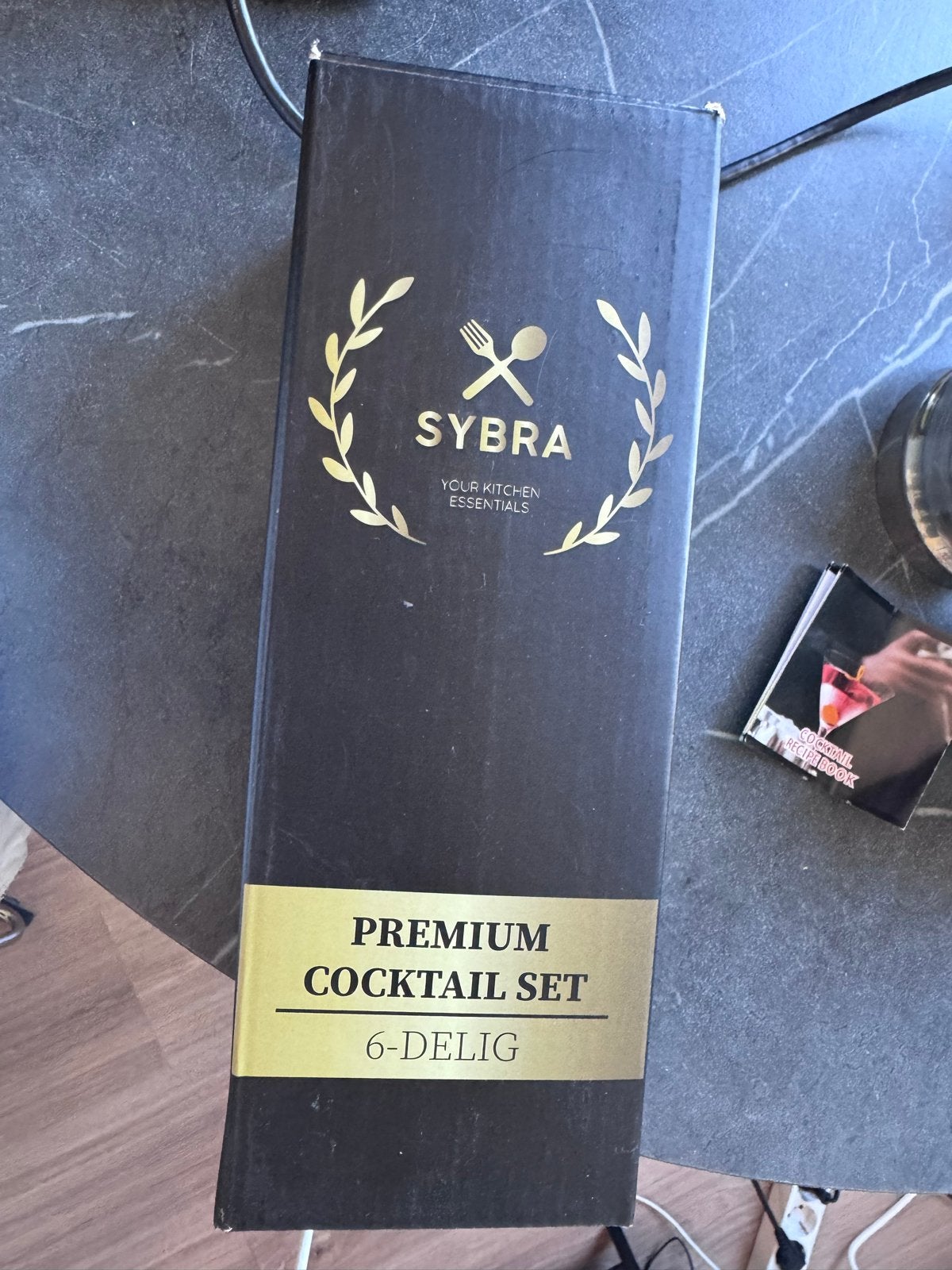 SYBRA Premium Cocktail Set - 6-delig, Huis en Inrichting, Overige typen, Ophalen of Verzenden, Metaal, Overige merken