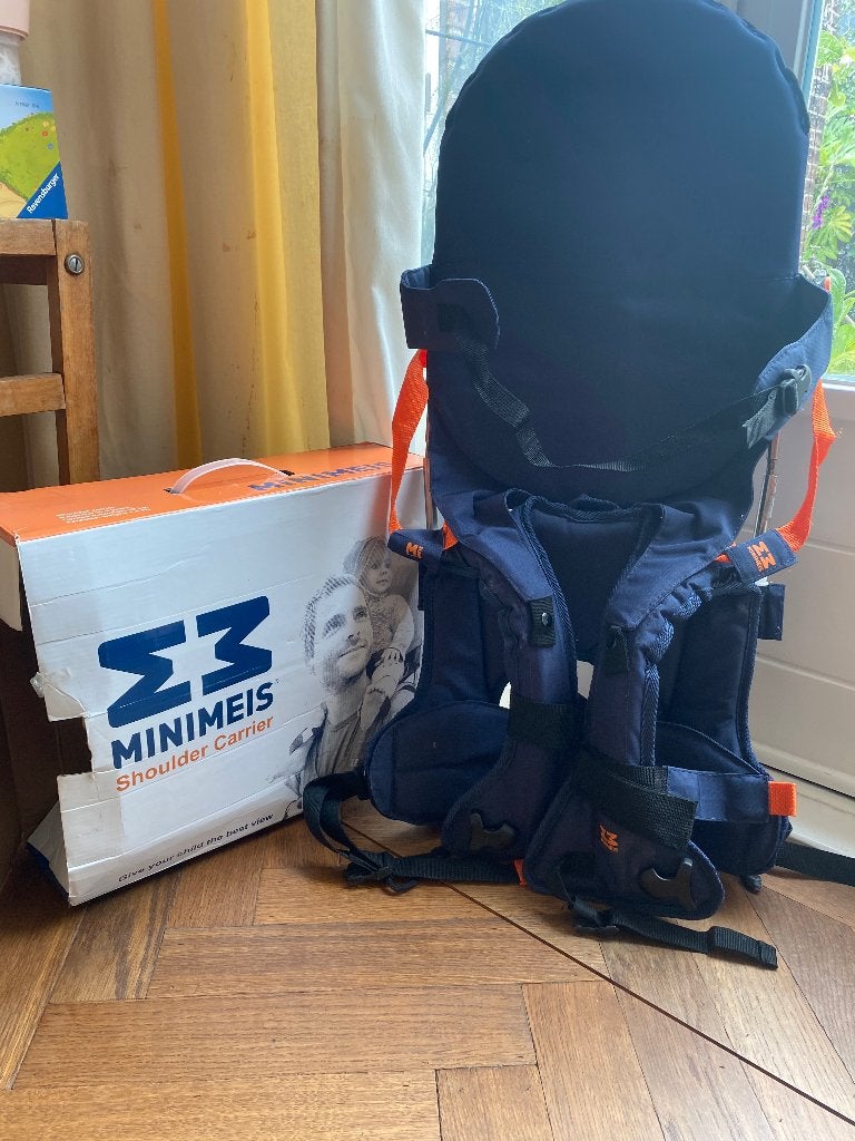 Minimeis shoulder carrier, Overige typen, Zo goed als nieuw, Rug, Ophalen