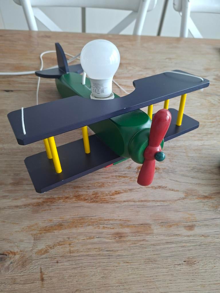 Lamp vliegtuig, Kinderen en Baby's, Kinderkamer | Inrichting en Decoratie, Ophalen, Gebruikt, Lamp