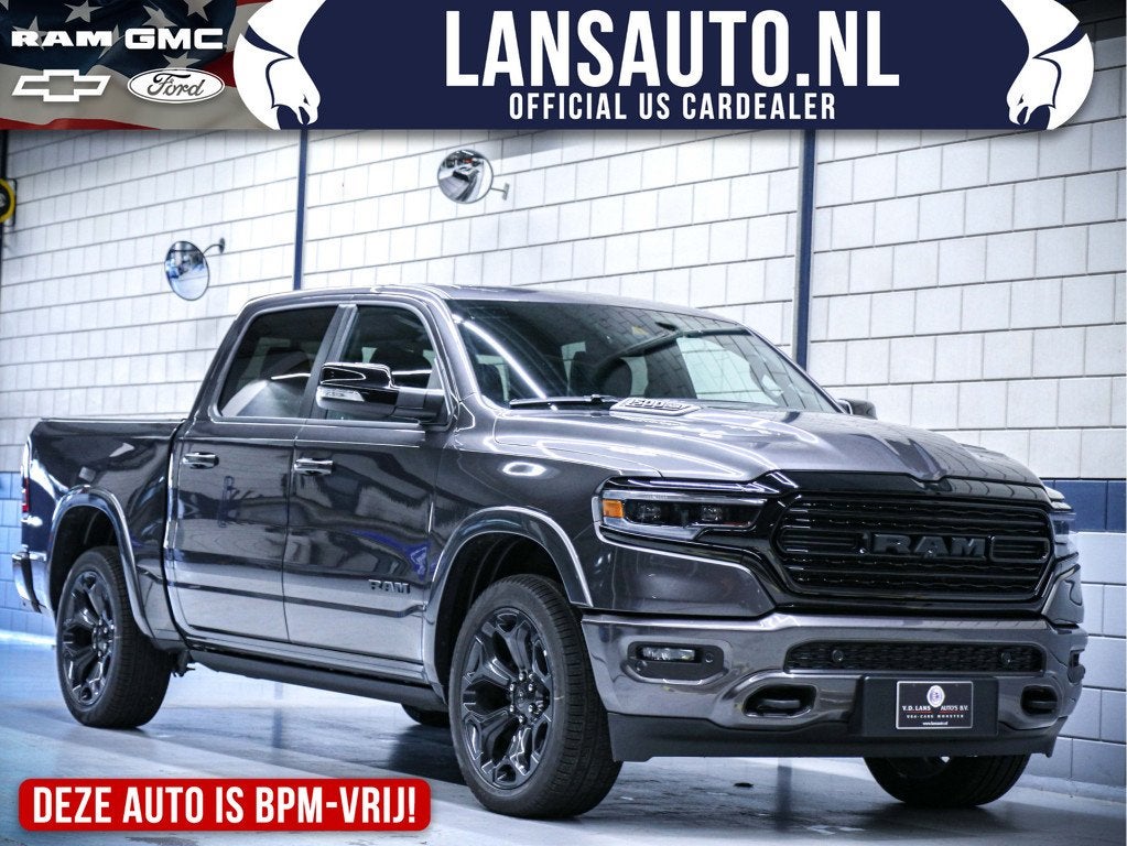 Dodge Ram 1500 Limited Night Edition | Luchtvering | Head-Up, Auto's, Automaat, Cruise Control, Gebruikt, 402 pk