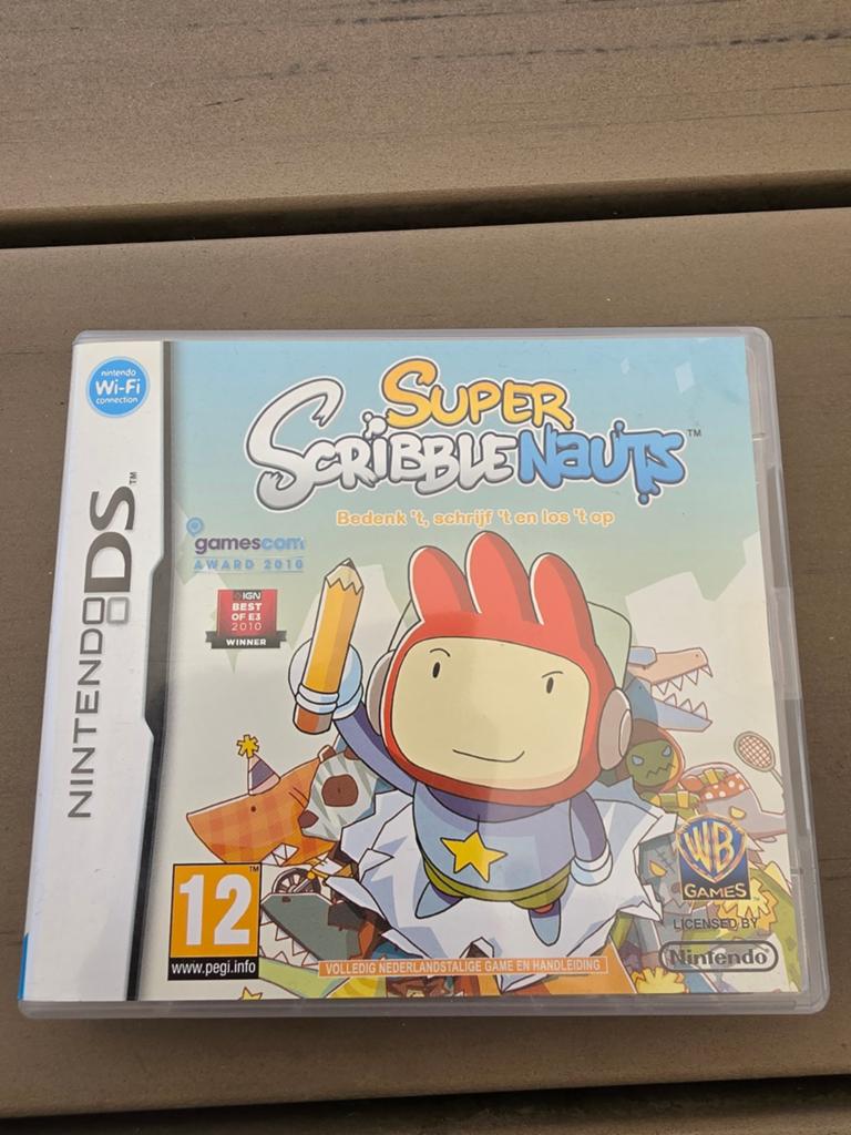 Super Scribblenauts Nintendo DS - Los 't op met je fantasie!, 1 speler, Ophalen of Verzenden, Zo goed als nieuw, Vanaf 3 jaar