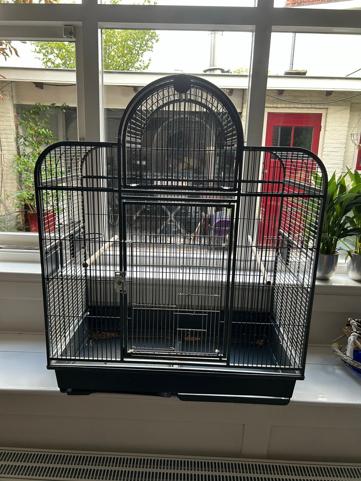 Vogelkkooi, Dieren en Toebehoren, Ophalen of Verzenden, Gebruikt, Metaal, Vogelkooi