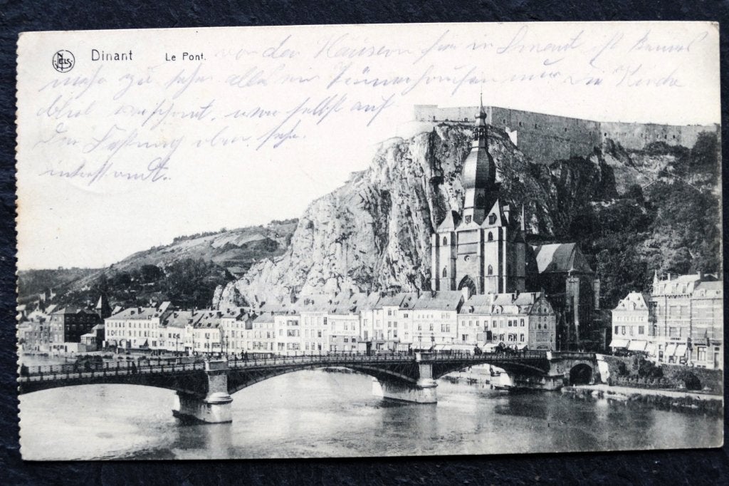 Dinant, Le Pont, Duitse veldpost K.D. Feldpoststation nr 79, Verzenden, Voor 1920, Gelopen, Frankrijk