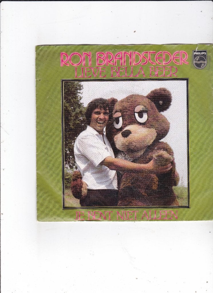 7" Single Ron Brandsteder - Lieve bella beer, Ophalen of Verzenden, Gebruikt, 7 inch, Nederlandstalig