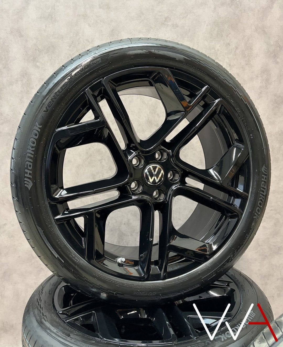 20” Volkswagen Tiguan Tayron York R-Line BLACK NIEUW BTW, Auto-onderdelen, Banden en Velgen, 255 mm, -, -, Banden en Velgen