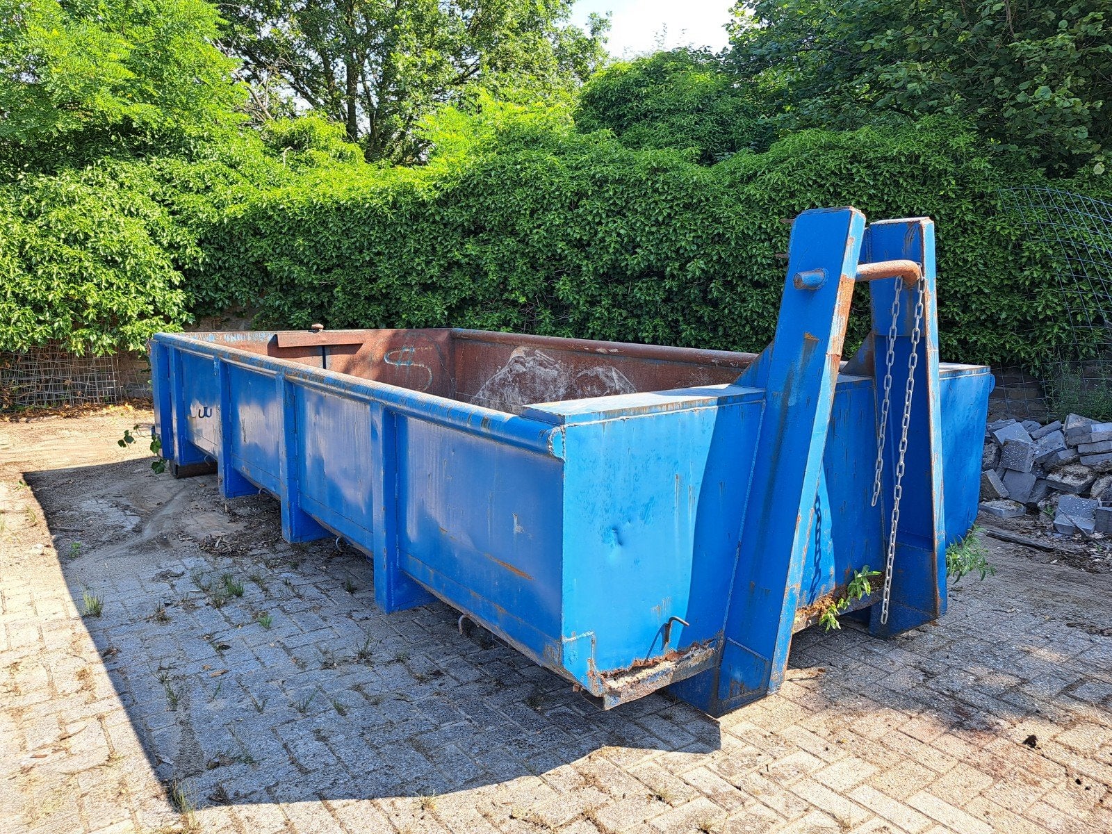 container  gebruikt- Ideaal voor bouwafval of opslag, Ophalen
