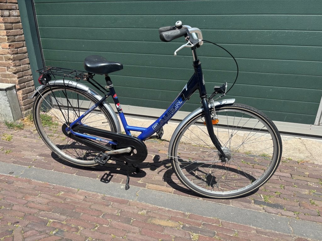 Fietshokje Houtplein: Bauner Damesfiets 1spd, Terugtraprem, Gebruikt, Niet ingevuld, Niet ingevuld