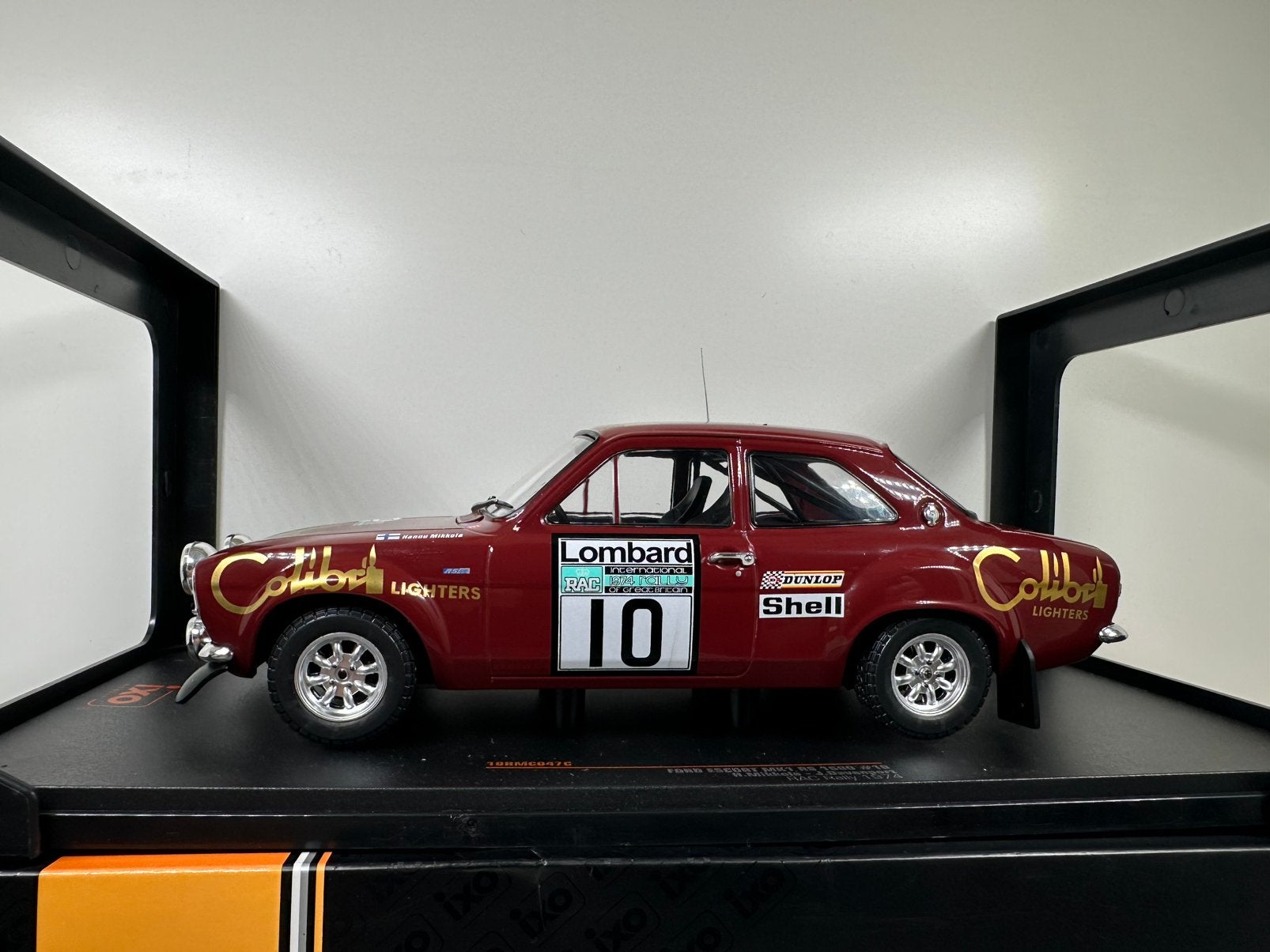 IXO 1:18 FORD ESCORT MK1 RS 1600 #10 RAC RALLY 1974 NIEUW, Ophalen of Verzenden, Nieuw, Auto, Overige merken