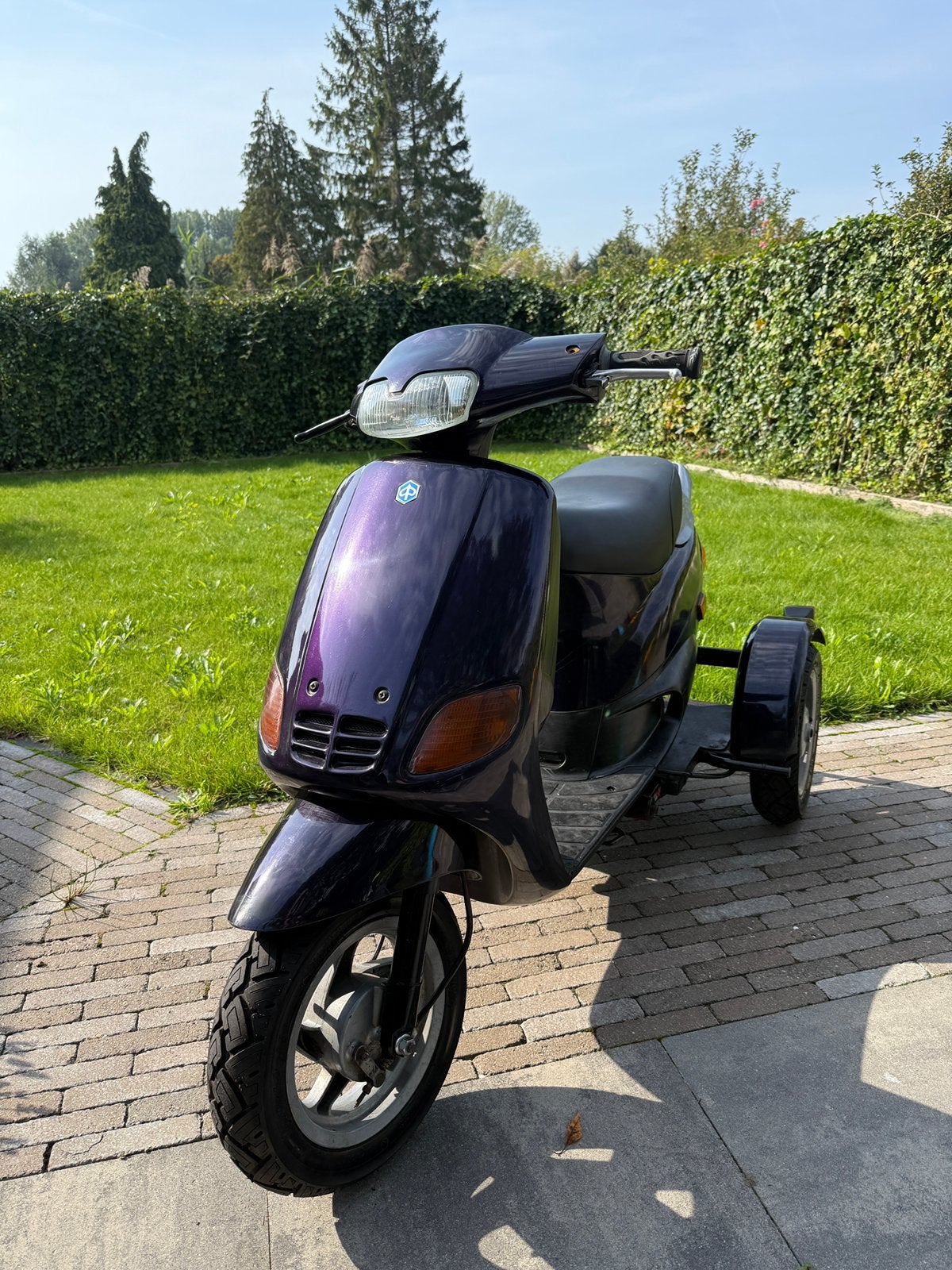 Piaggio zip type 2 3 brom kenteken 2 takt 3 wieler uniek, Ophalen, Gebruikt, Maximaal 45 km/u, Zip