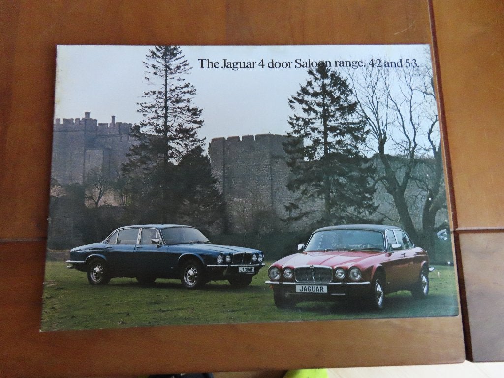 Folder Jaguar XJ6 4.2, XJ12 5.3, Gelezen, Ophalen of Verzenden, Overige merken, Jaguar