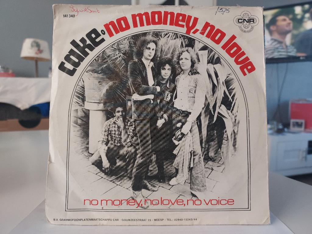 7" Single Cake - No Money, No Love / No Money, No Love, No V, Cd's en Dvd's, Vinyl Singles, Gebruikt, 7 inch, Single, Ophalen of Verzenden