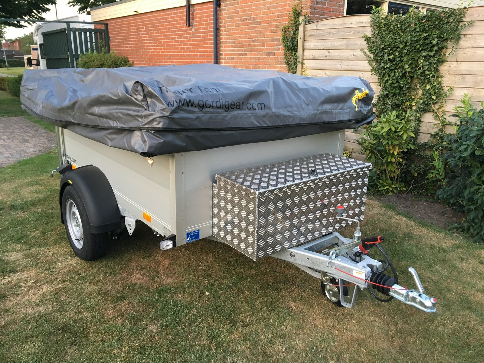 Gordigear Savannah tenttrailer / vouwwagen., Caravans en Kamperen, Vouwwagens, Tot en met 4, Groen, Ophalen, Overige merken