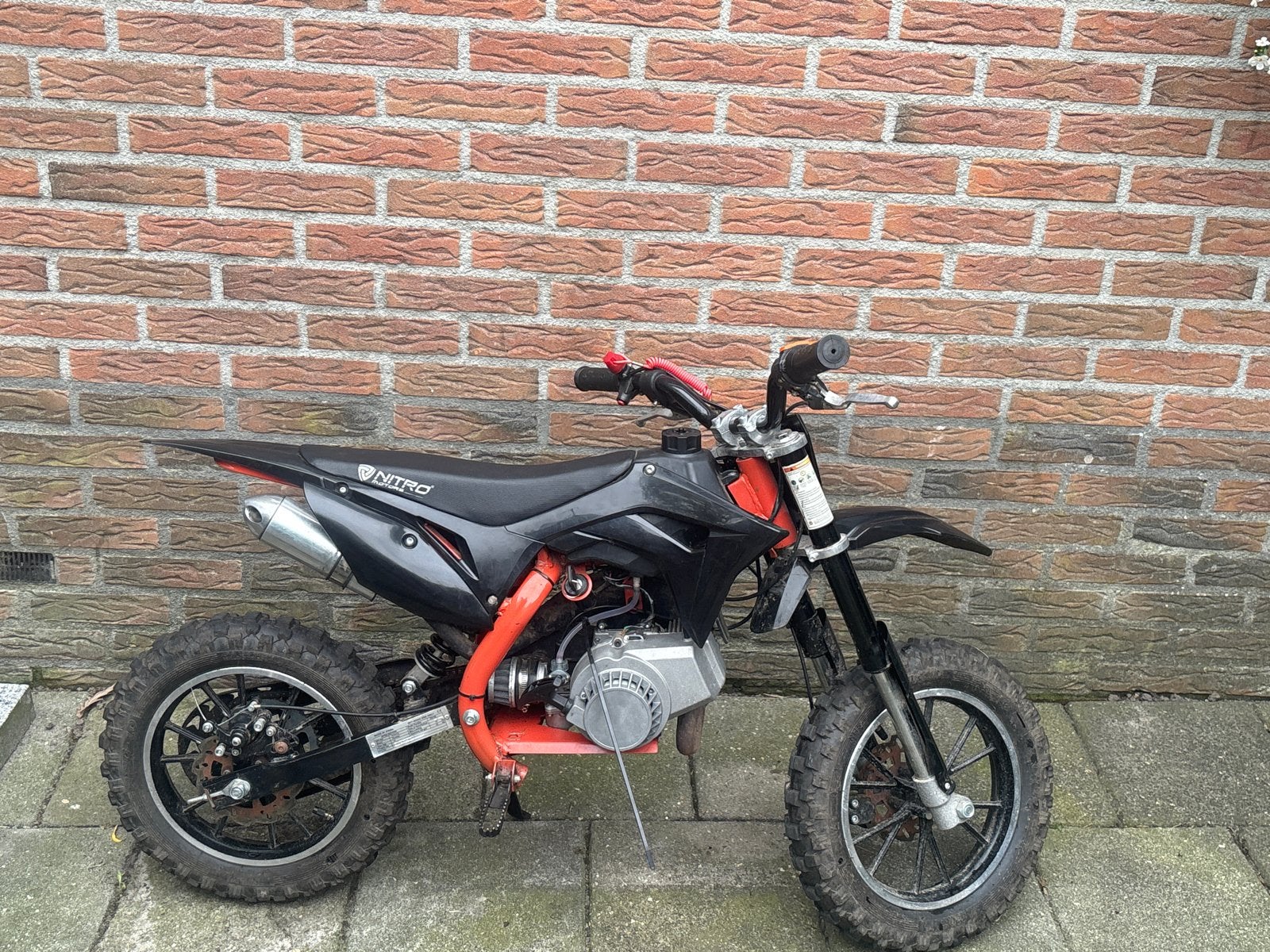 Mooie 50cc crossbrommer - Nitro, Ophalen of Verzenden, Gebruikt, Overige merken