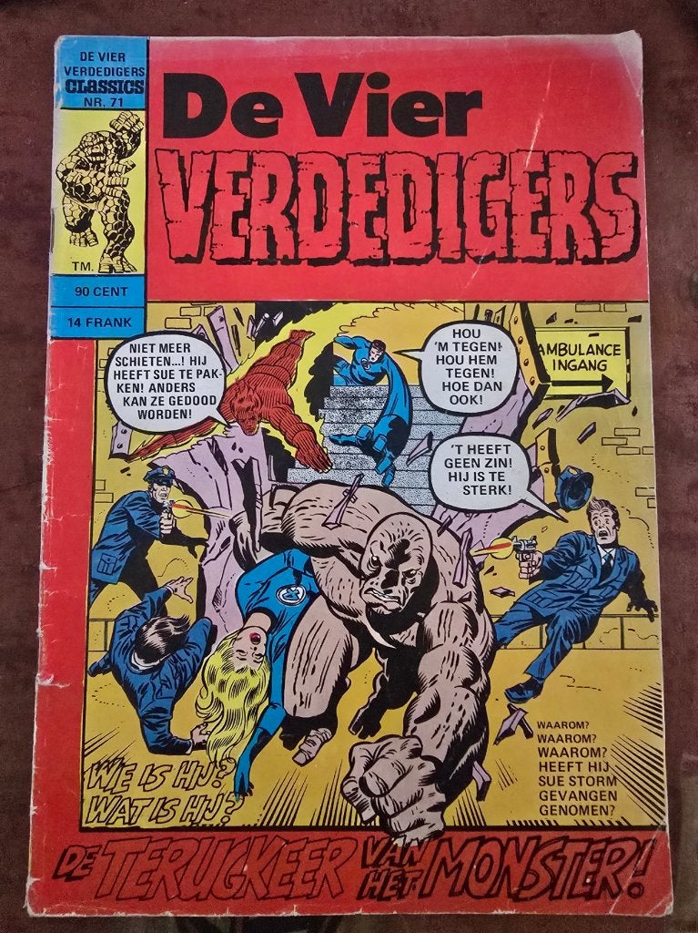 De Vier Verdedigers Classics 71, Stan Lee, Europa, Ophalen of Verzenden, Gelezen