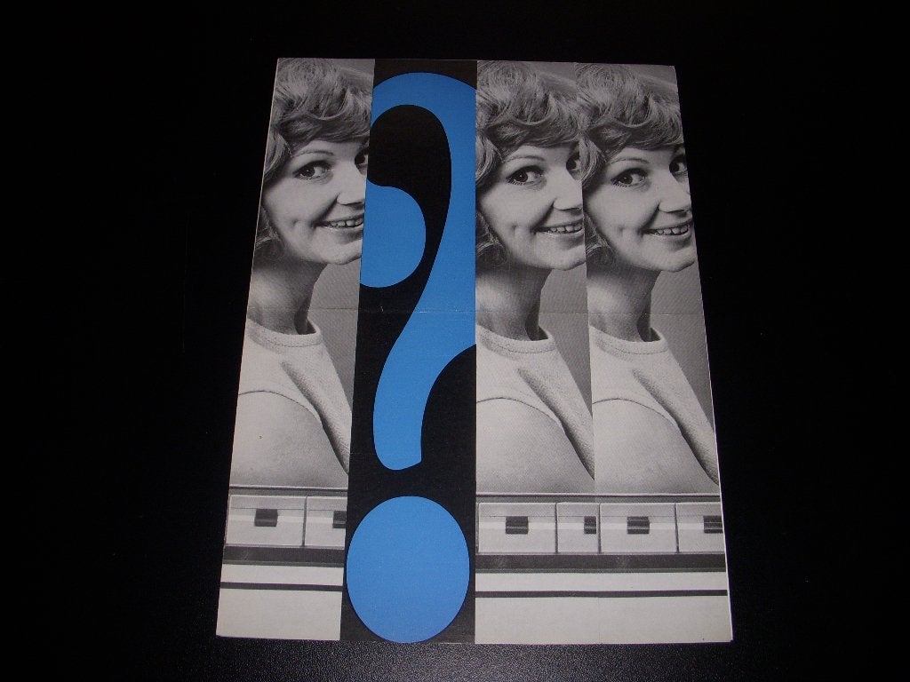 Philips Haarkrulset Huishoudbeurs 1966, BIJZONDER, Boeken, Gelezen, Folder, Philips., Ophalen of Verzenden