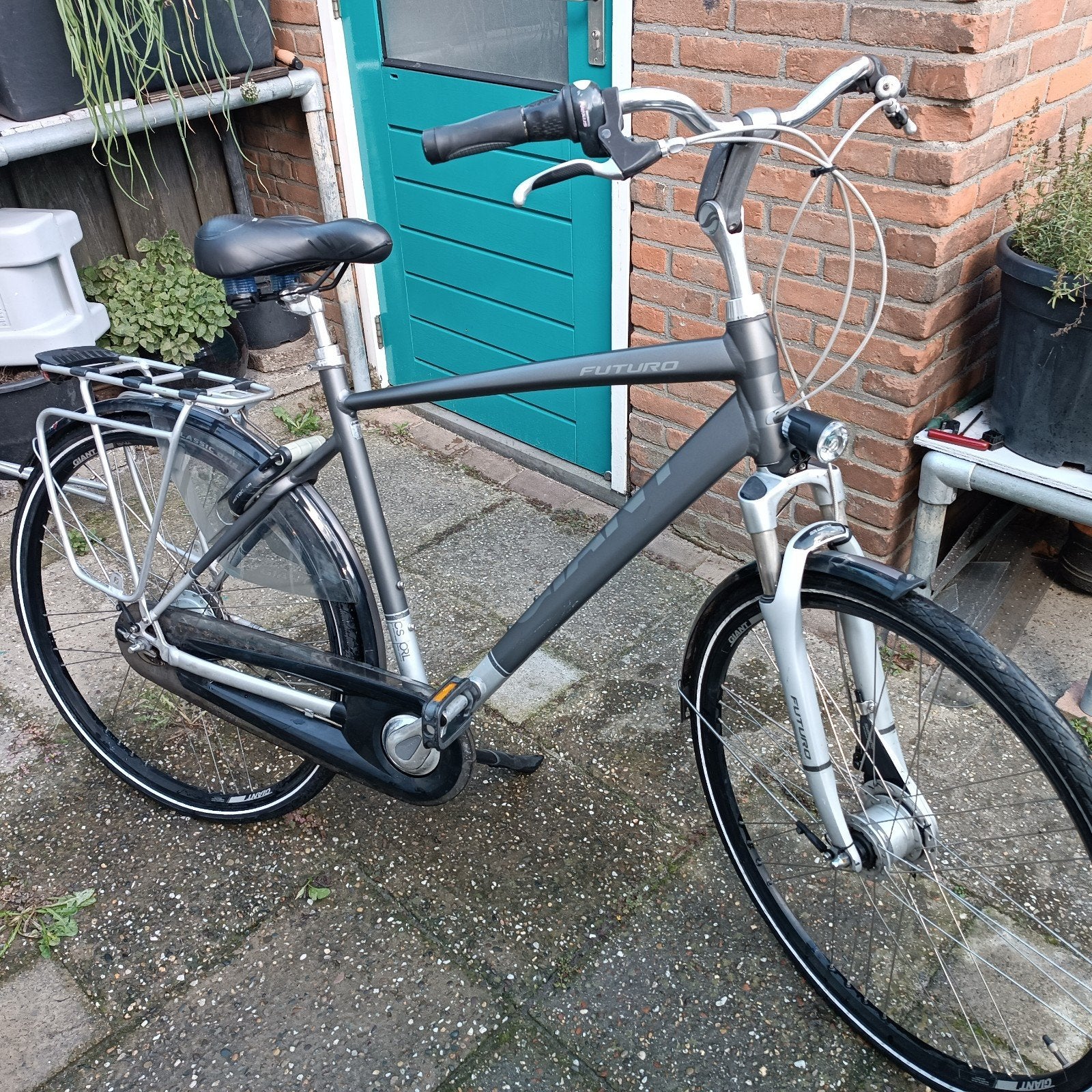 Nette Giant herenfiets (57 cm, 8 versnellingen) te koop, Ophalen, Gebruikt, Versnellingen, Giant
