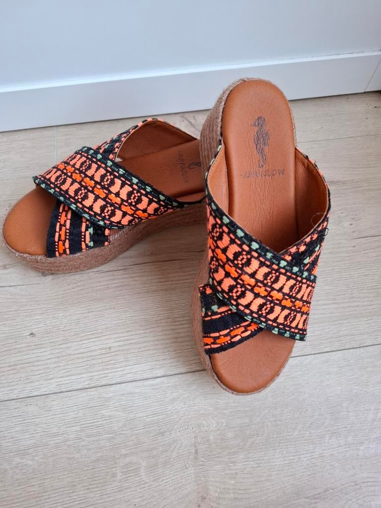 Espadrilles Anna slow maat 37, Ophalen of Verzenden, Zo goed als nieuw, Espadrilles of Moccasins, Anna Slow