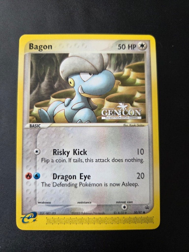 pokemon bagon black star promo GENCON, Ophalen of Verzenden, Zo goed als nieuw, Losse kaart