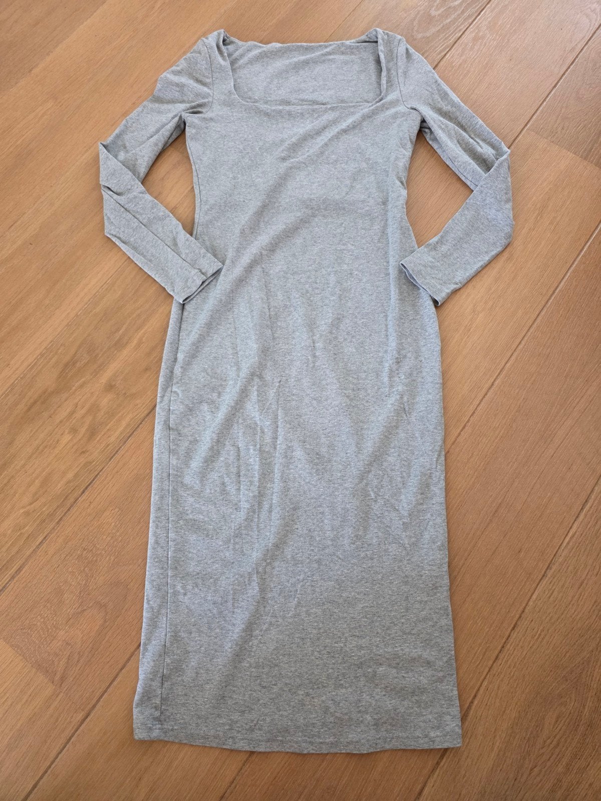 Grijze jurk, Shein, maat M, Kleding | Dames, Maat 38/40 (M), Ophalen of Verzenden, Zo goed als nieuw, Grijs