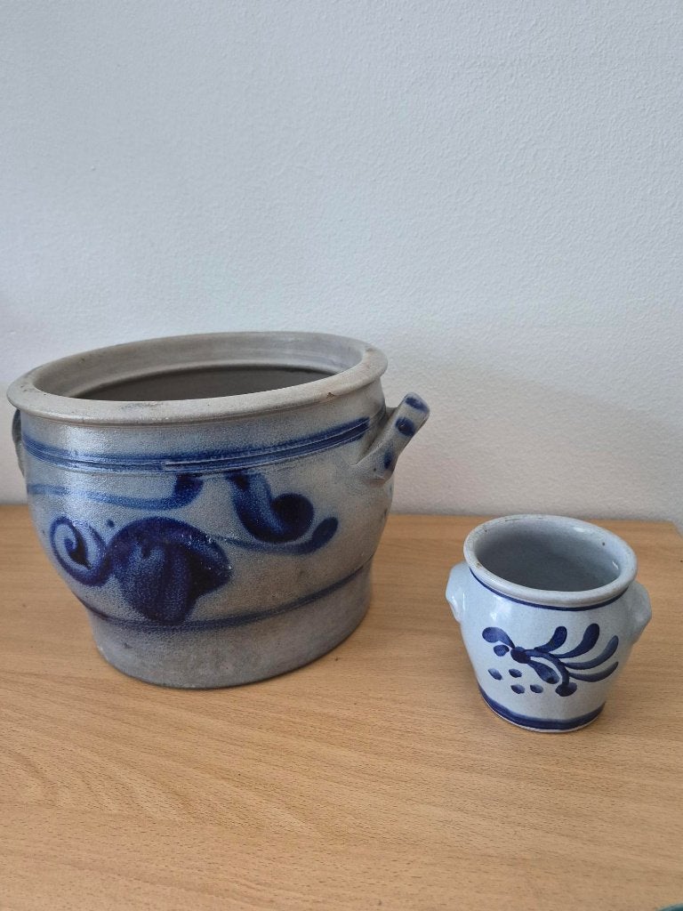 keulse pot met gratis mini keuls potje, Antiek en Kunst, Antiek | Keramiek en Aardewerk, Ophalen