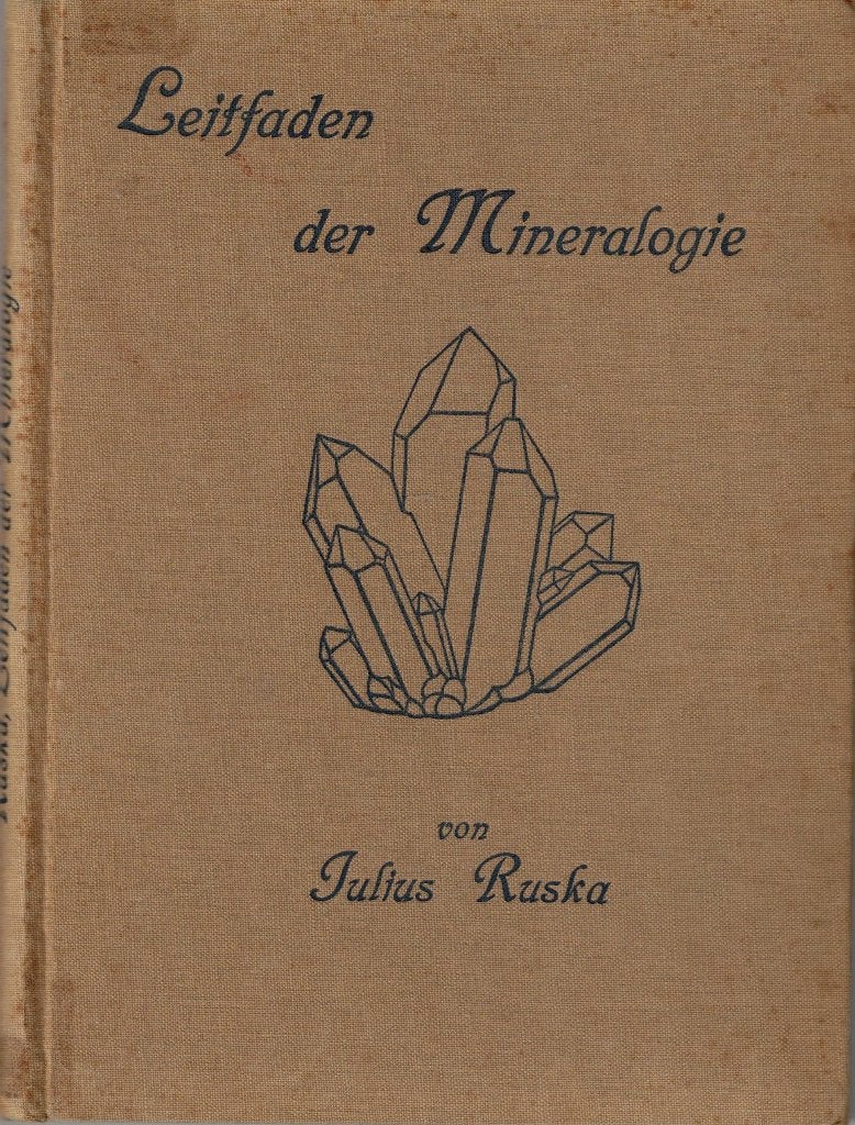 Leitfaden der Mineralogie, Gelezen, Ophalen of Verzenden, Natuurwetenschap, Julius Ruska