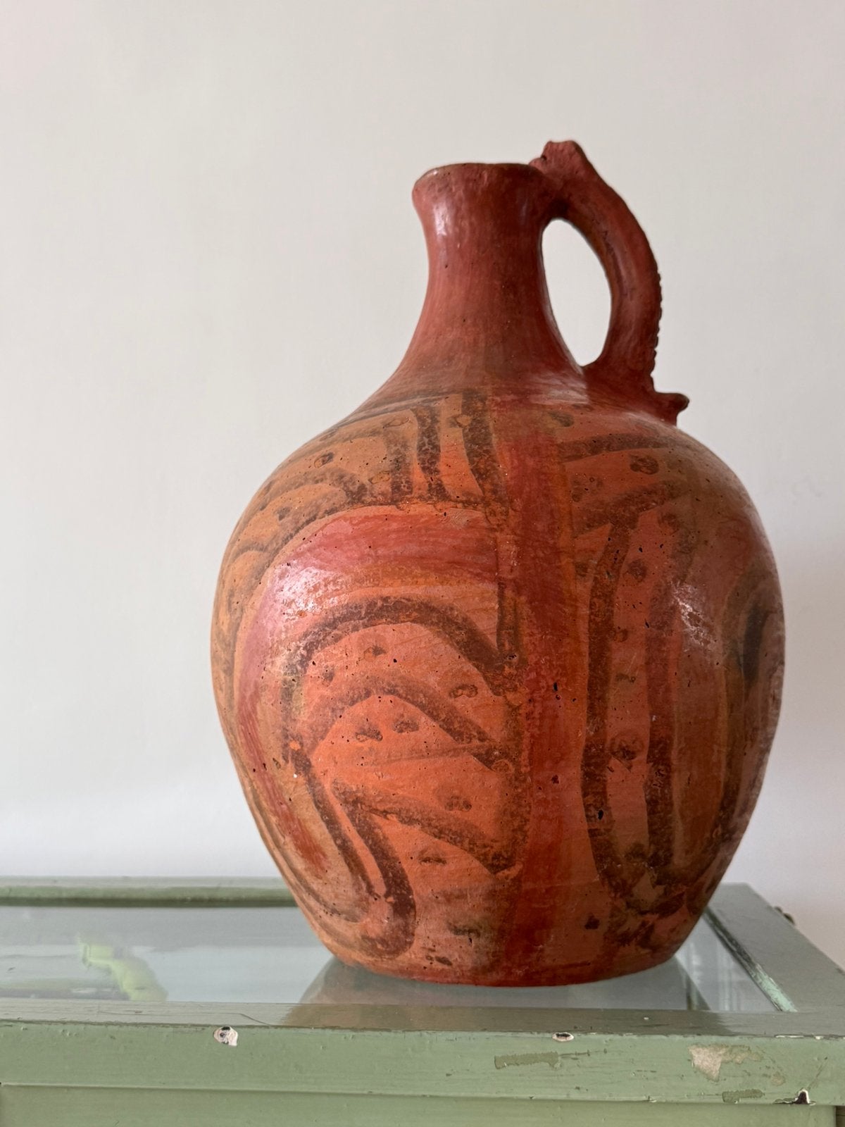Antieke Surinaamse kruik aardewerk Zuid-Amerika, Ophalen of Verzenden