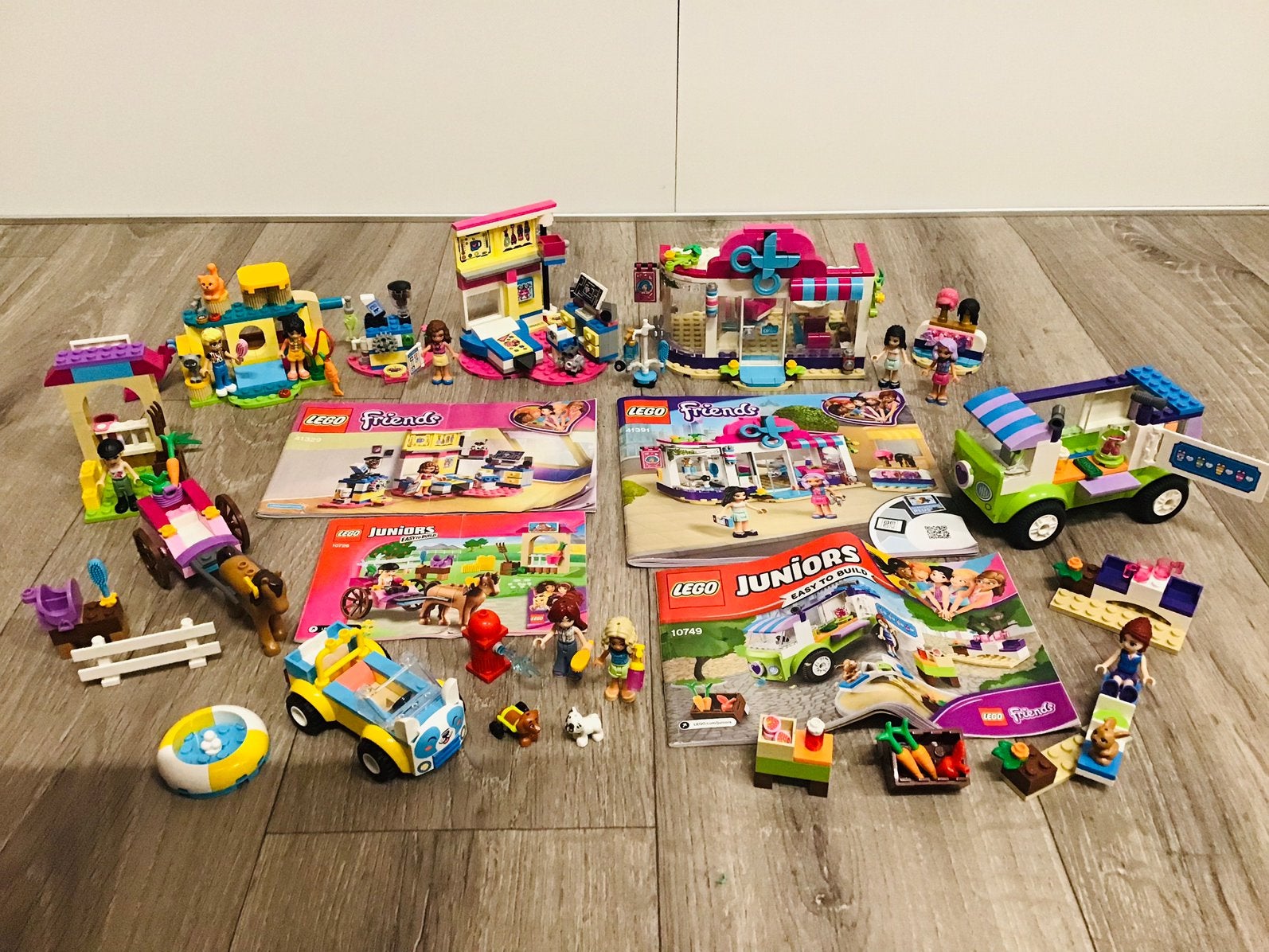 LEGO friends, 6 sets, compleet en ZGAN Ook los te koop, Lego, Friends, Ophalen of Verzenden, Complete set