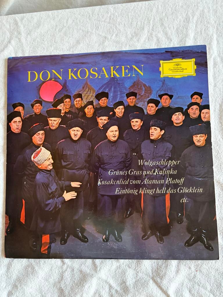 Don Kozakken Koor Serge Jaroff vinyl, Cd's en Dvd's, Gebruikt, Modernisme tot heden, Ophalen of Verzenden, 12 inch
