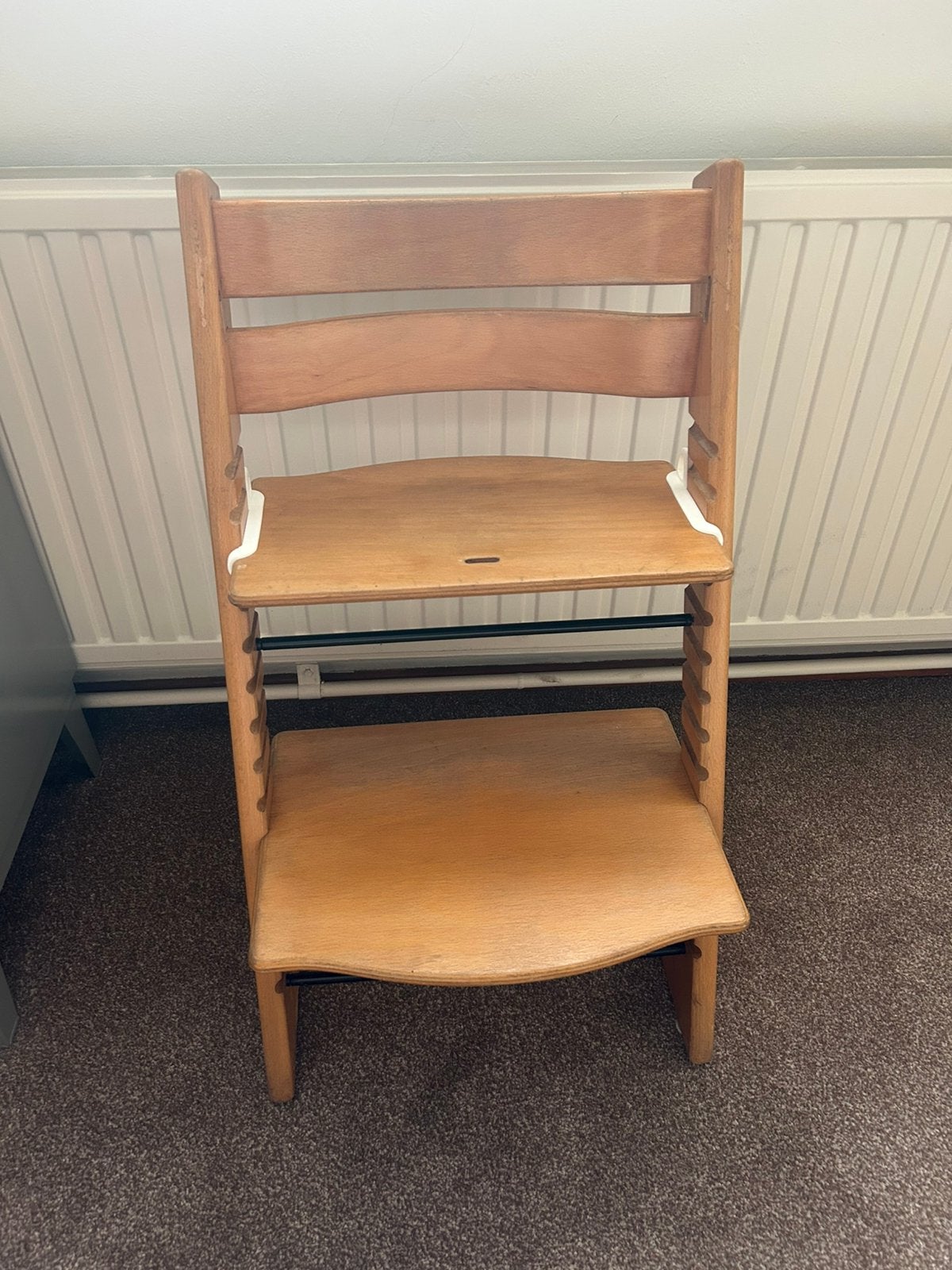 Stokke kinderstoel + toebehoren., Kinderen en Baby's, Ophalen, Gebruikt, Meegroeistoel