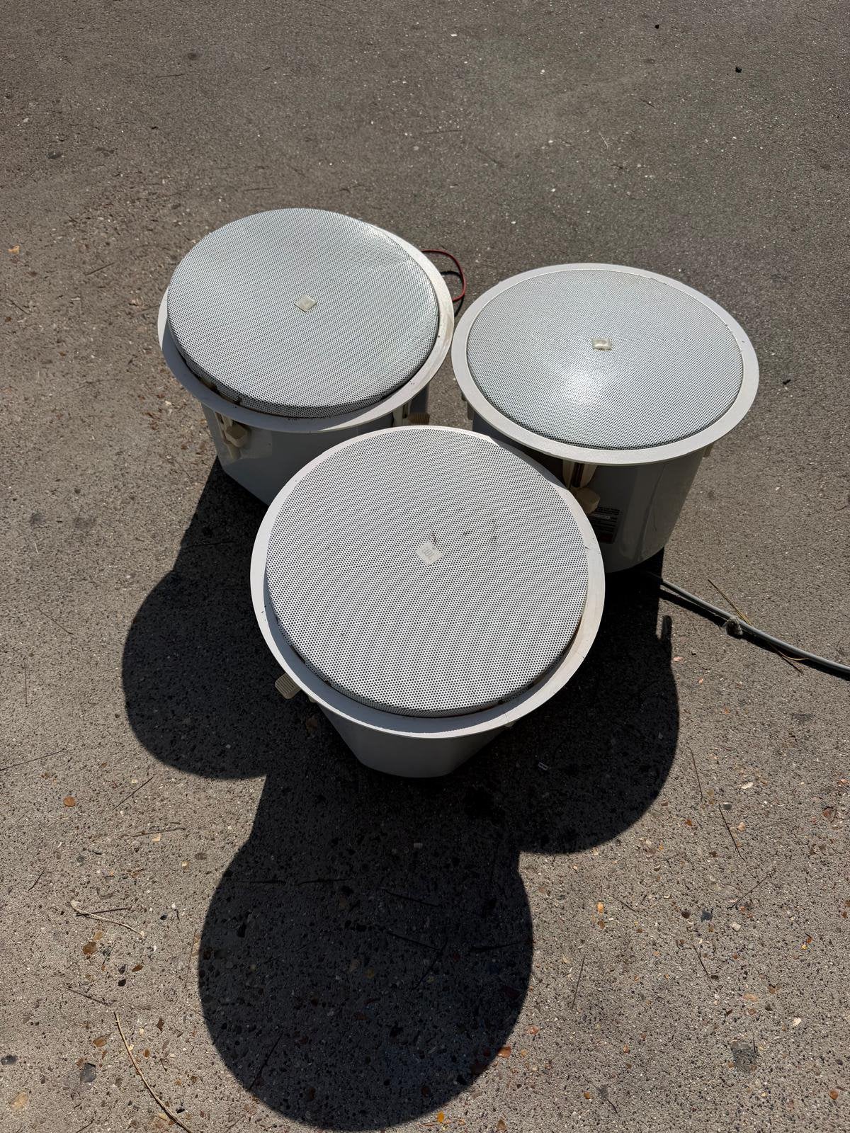 3x JBL Professional inbouwluidsprekers/Control 226C/CT –150W, Ophalen, Zo goed als nieuw